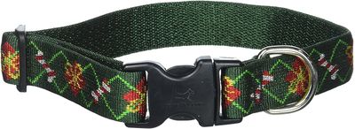 Lupine Santa&#39;s Treats Collar: 1/2 in wide, 8-12 inch
