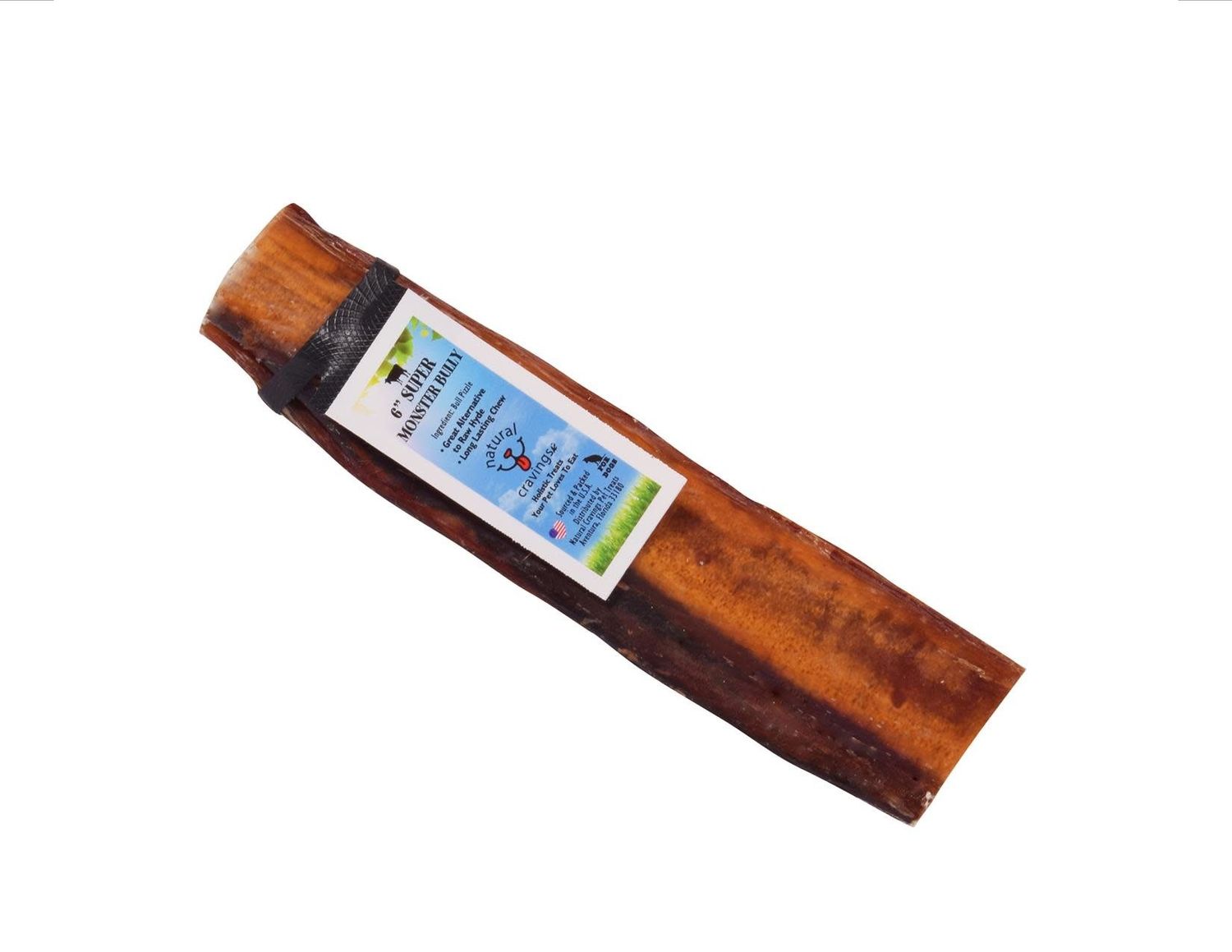 Natural Cravings Bully Stick: Super Monster, 6 inch