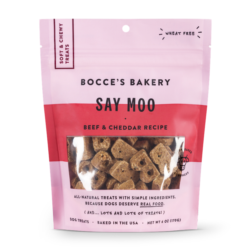 Bocce&#39;s Bakery: Soft &amp; Chewy Say Moo, 6 oz