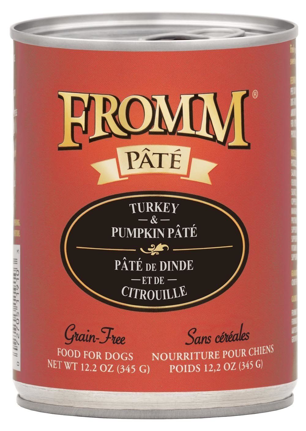 Fromm Grain Free Turkey &amp; Pumpkin Pate: Can, 12.2 oz