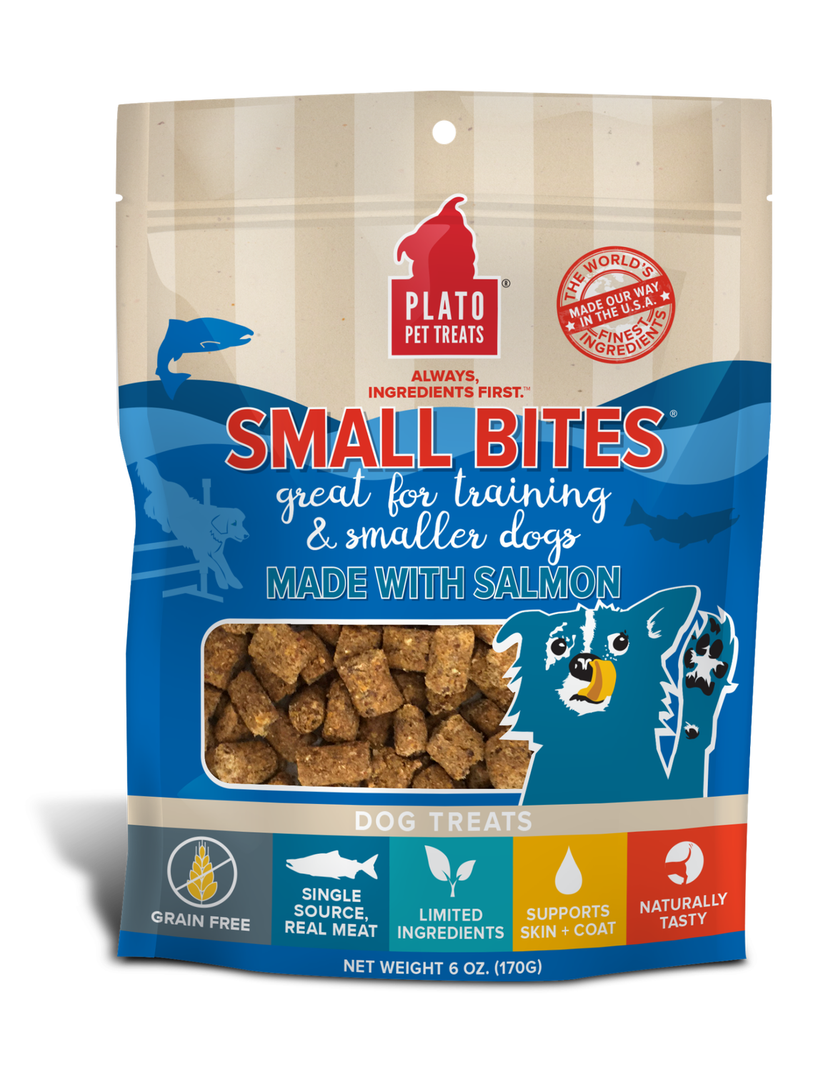 Plato Small Bites: Salmon, 6 oz