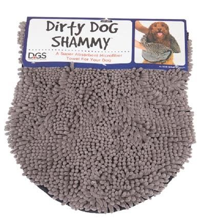 Dirty Dog Shammy Towel: Grey, os