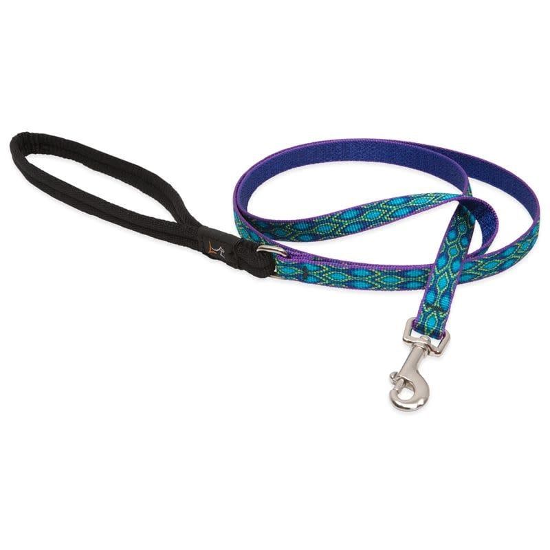 Lupine Rain Song Leash: 1/2 in wide, 6 ft