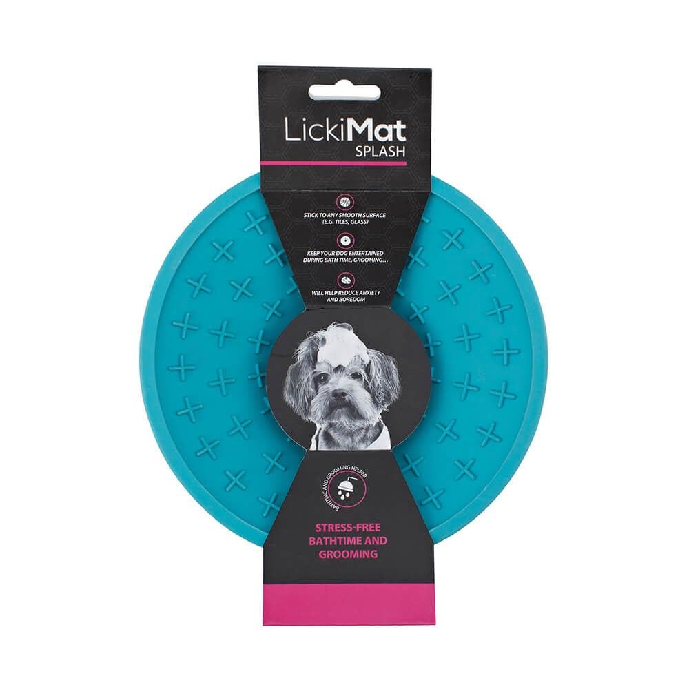 LickiMat Splash: w/ Suction Cup, Turquoise