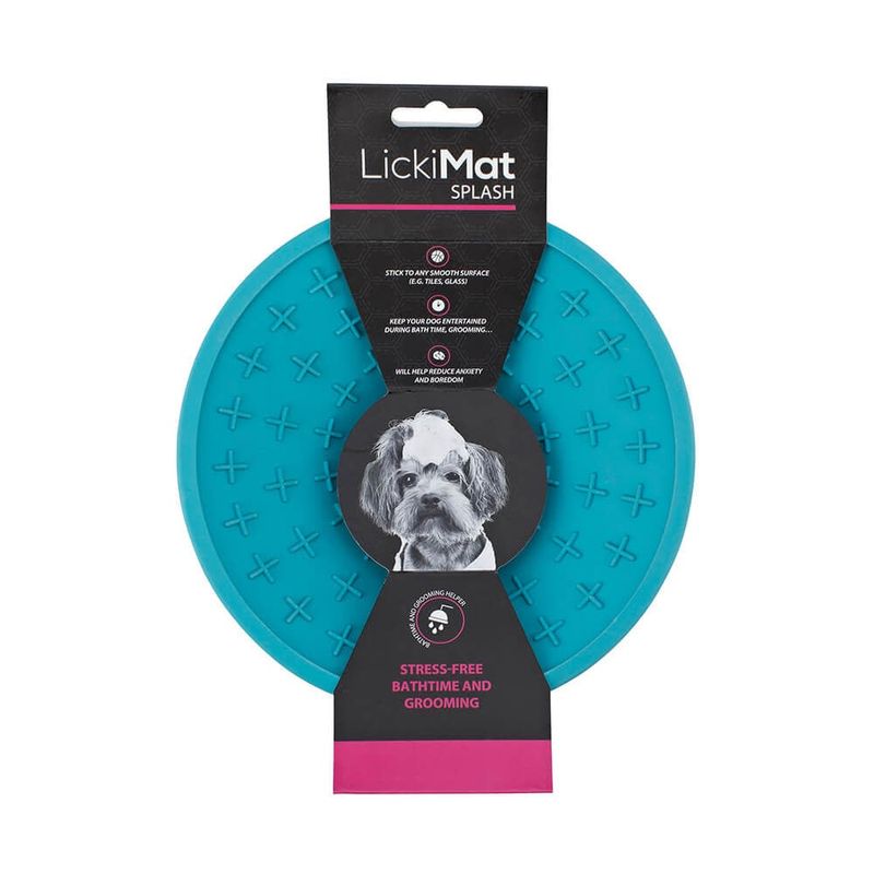 LickiMat Splash: w/ Suction Cup, Turquoise