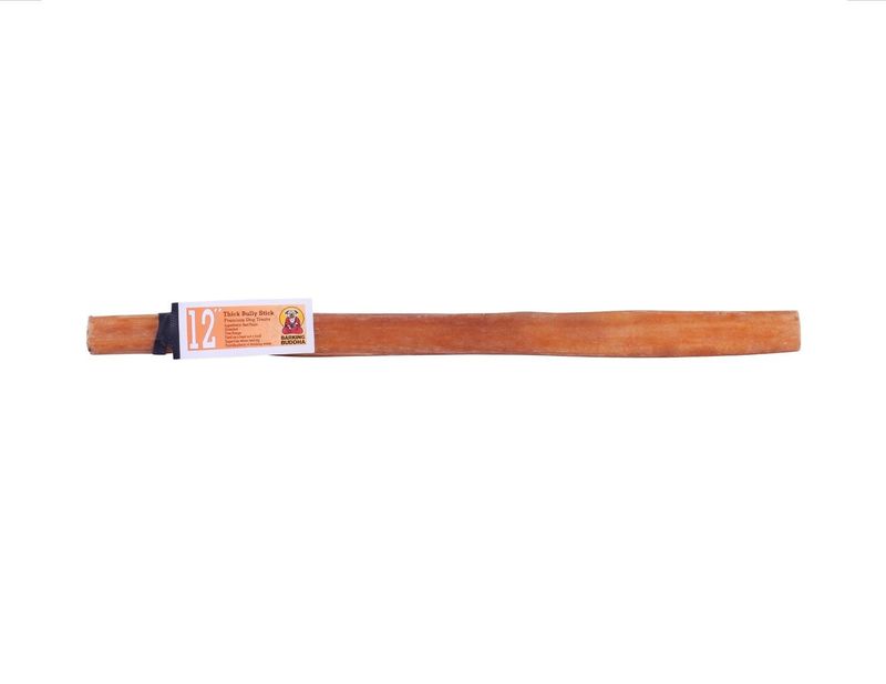Barking Buddha Bully Stick: Thick, 12 inch
