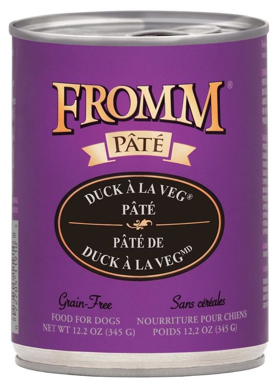 Fromm Grain Free Duck A La Veg Pate: Can, 12.2 oz