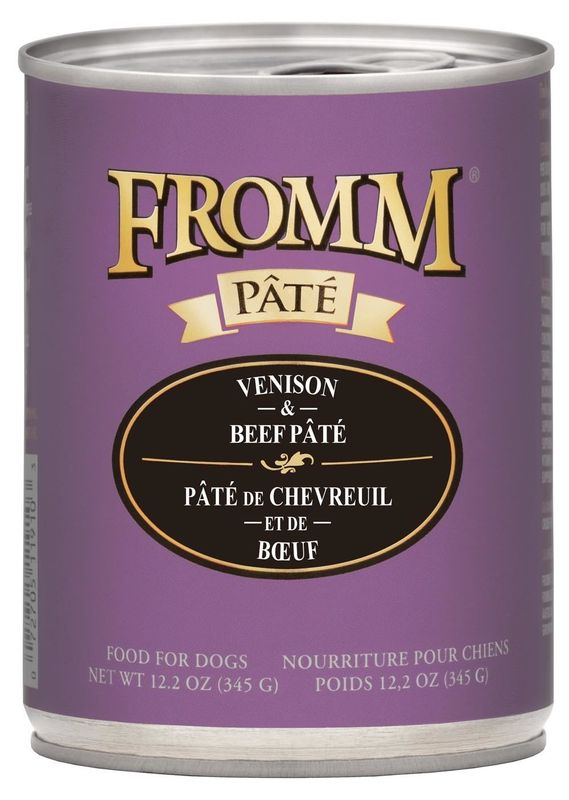 Fromm Venison &amp; Beef Pate: Can, 12.2 oz