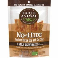 Earth Animal No Hide Stix Venison 10 pack