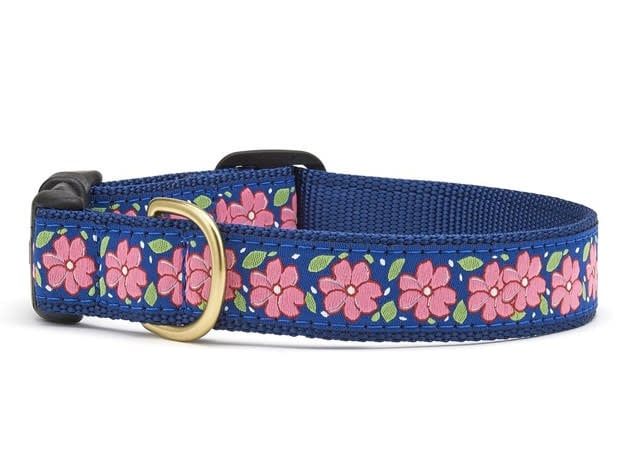 Pink Garden Collar: Wide, M