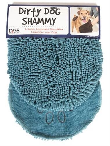 Dirty Dog Shammy Towel: Pacific Blue, os