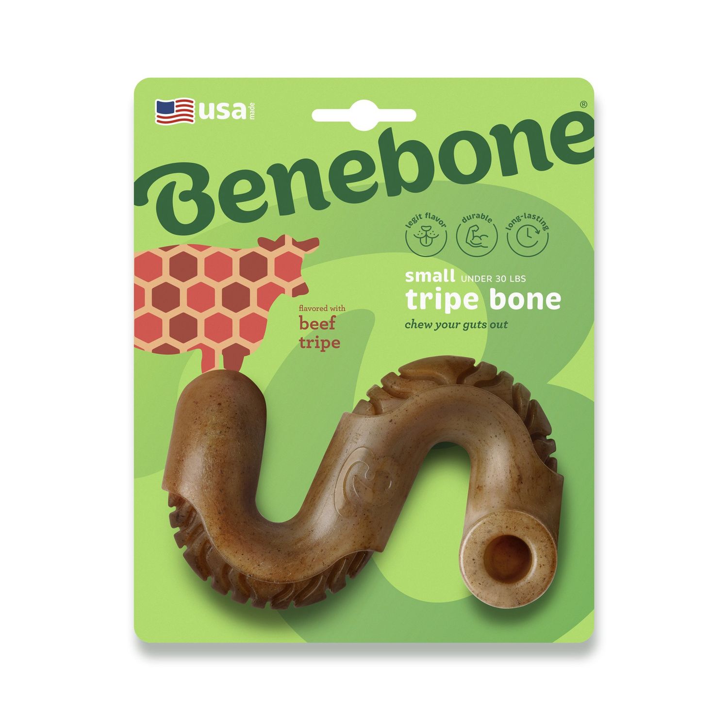 Benebone Tripe Bone Chew:, Size: Small