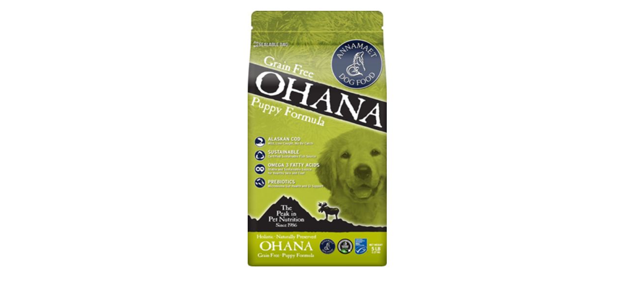 Annamaet Ohana Puppy Grain Free: Alaskan Cod, Size: 5 lb