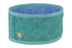 Swamp Cooler Neck Gaiter: Aurora Teal / Heliotrope Purple, L