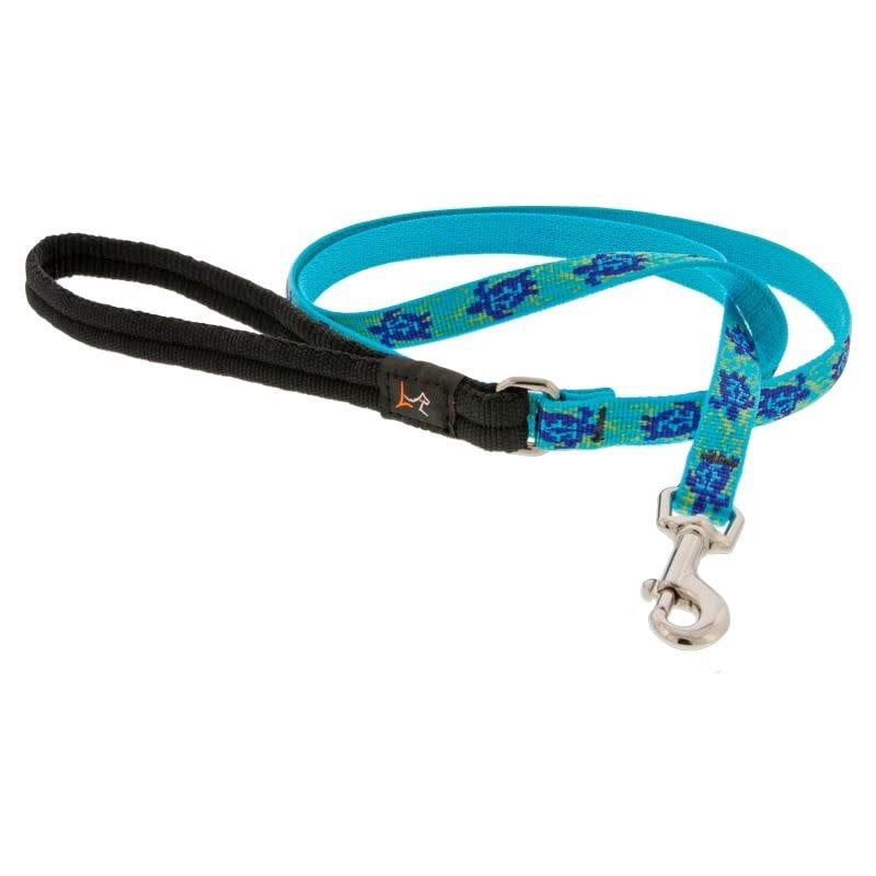 Lupine Turtle Reef Leash: 3/4 in wide, 6 ft