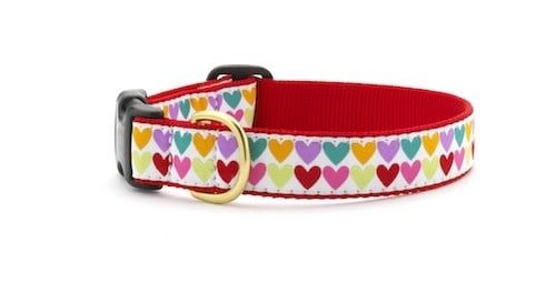 Pop Hearts Collar: Wide, S Pop Hearts Collar: Wide, S