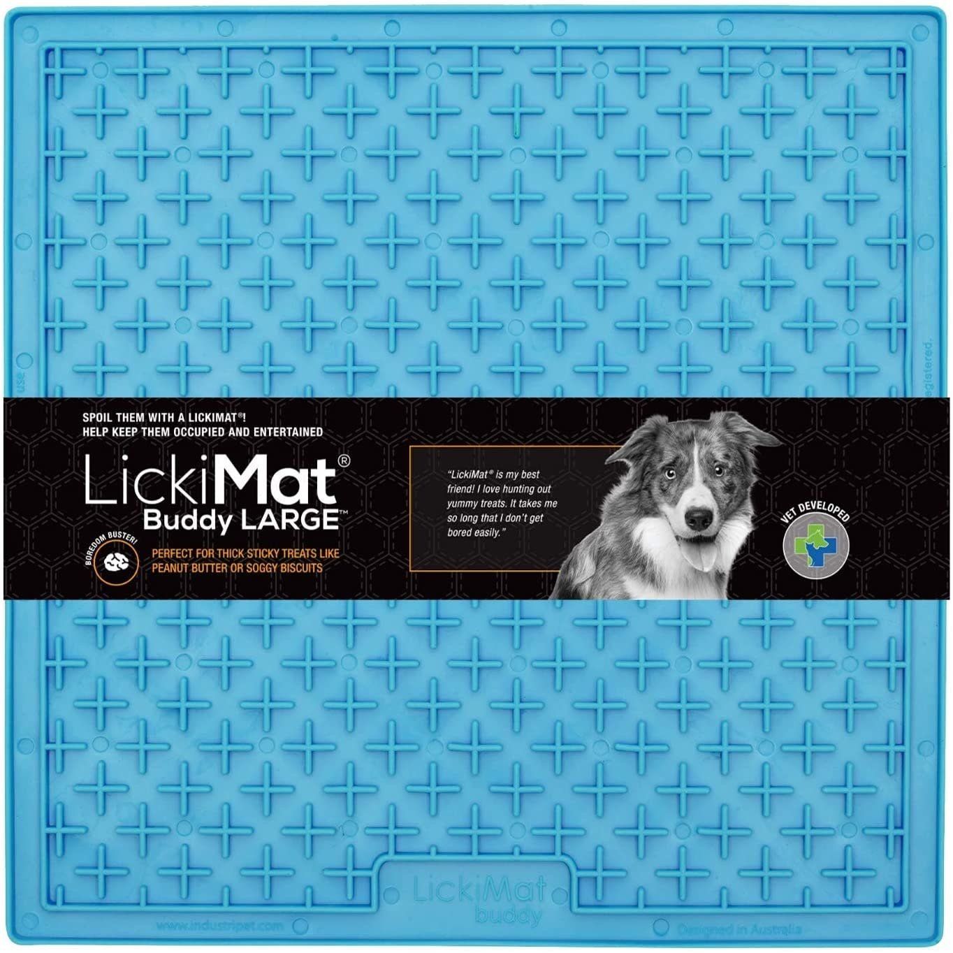 LickiMat Buddy L: 11&quot; x 11&quot;, Turquoise