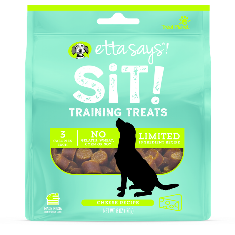 Etta Says! Sit! Training Treat: Cheese, 6 oz