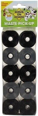 Poop Bags: Black, 140 bags