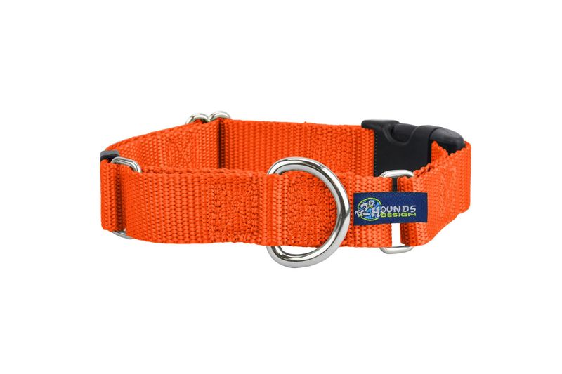 Martingale w/ buckle: Rust, 1" XL
