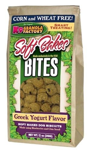 K9 Granola Factory Soft Bakes Bites: Greek Yogurt &amp; Blueberries, 12 oz