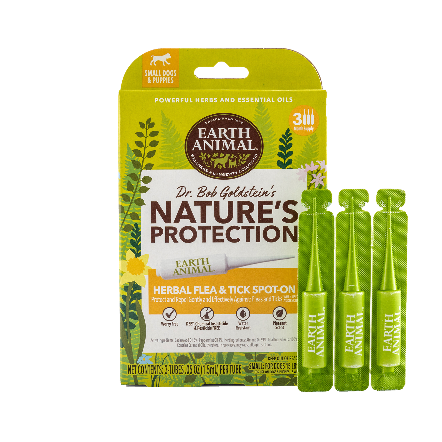Nature&#39;s Protection: Flea &amp; Tick Spot On, Small Dogs &amp; Puppies