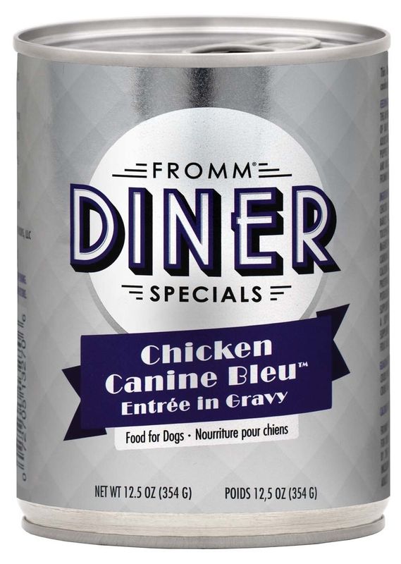 Fromm Diner Specials Chicken Canine Bleu Entree in Gravy: Can, 12.5 oz