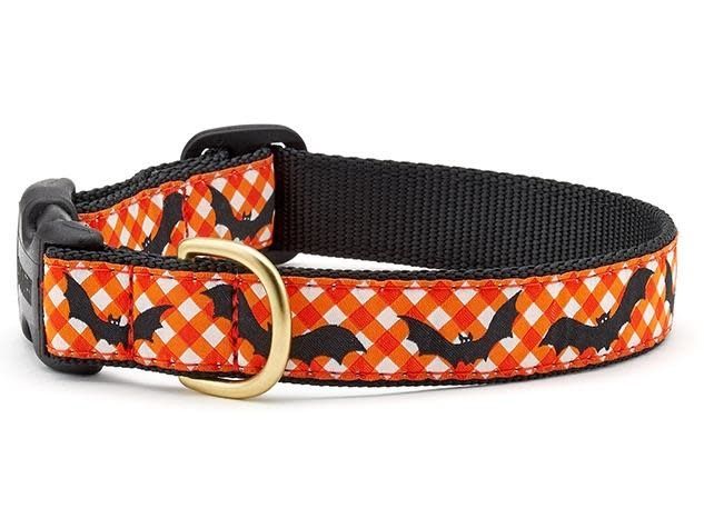 Batty Halloween Collar: Wide, M