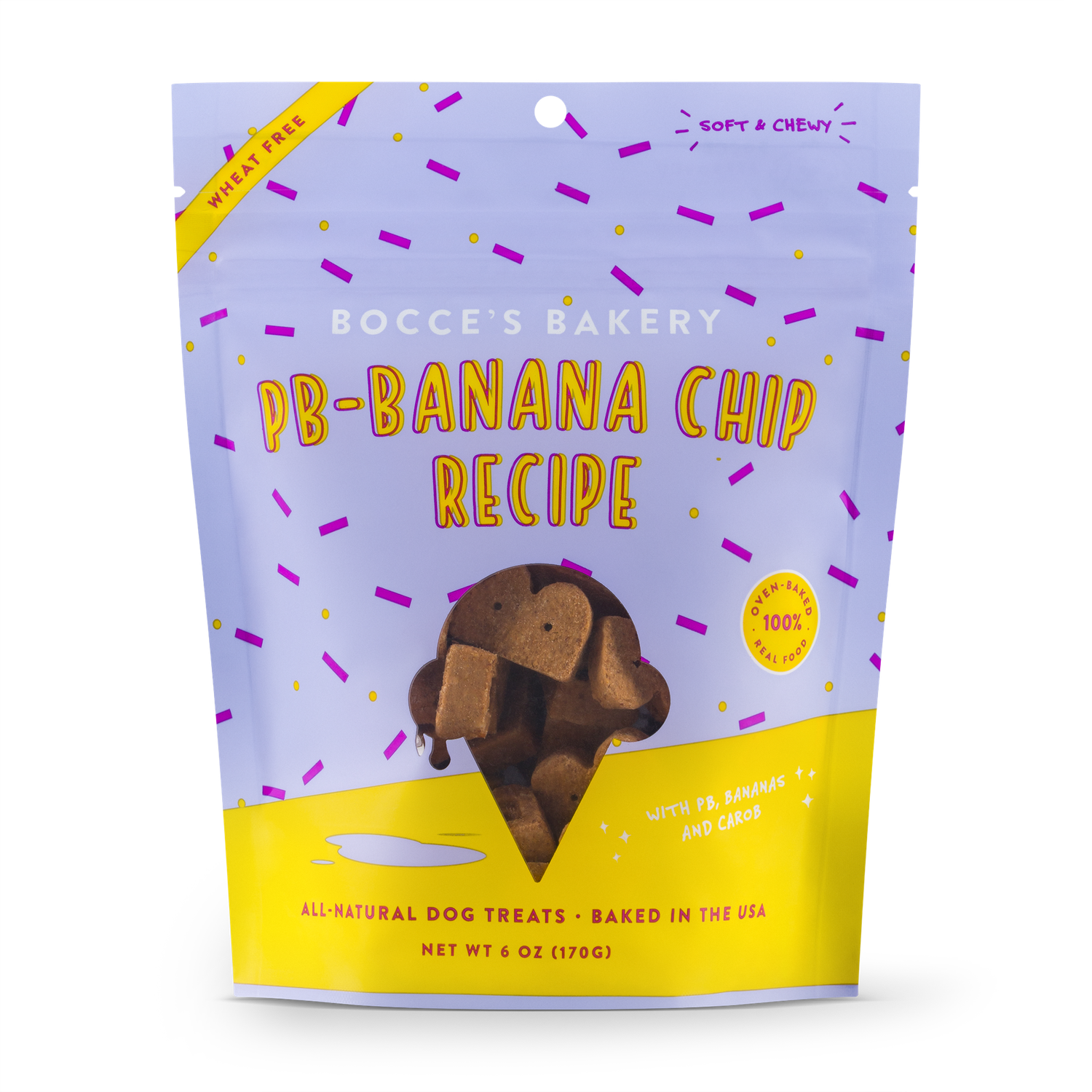 Bocce&#39;s Bakery: Soft &amp; Chewy PB Banana Chip, 6 oz