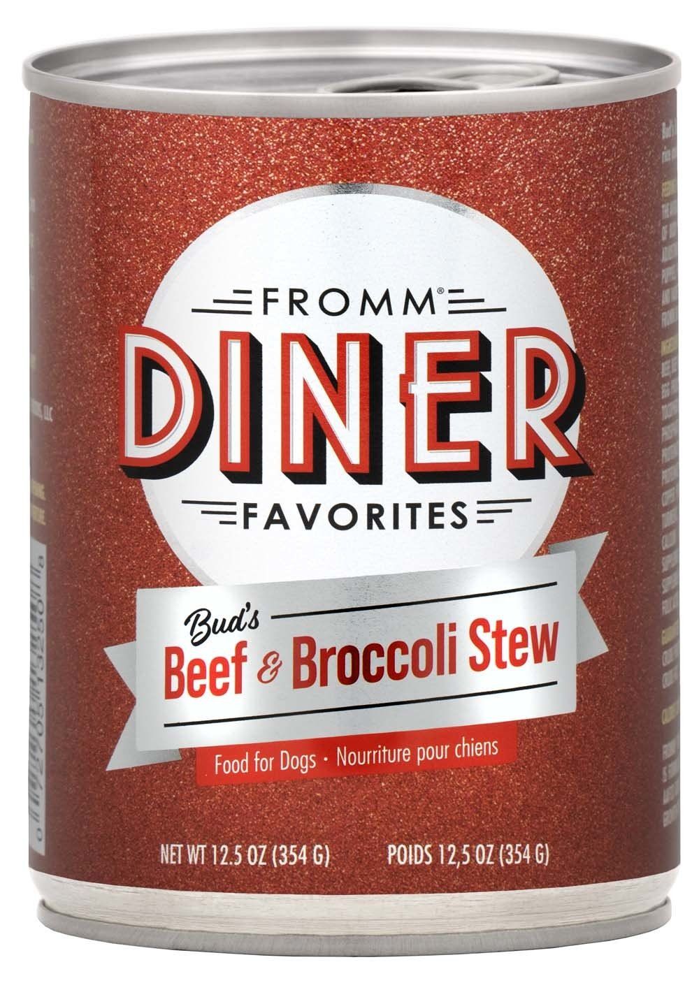 Fromm Diner Favorites Bud&#39;s Beef &amp; Broccoli Stew: Can, 12.5 oz