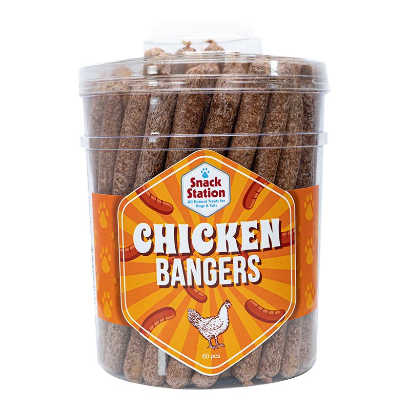 This &amp; That Snack Station: Chicken Bangers, each