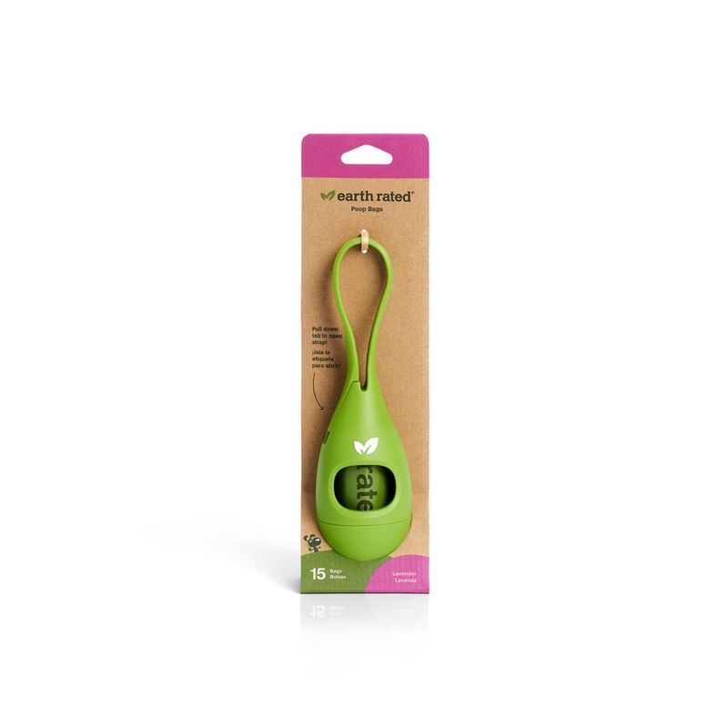 Poop Bag Dispenser 2.0: Lavendar Scented, Green, os