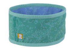 Swamp Cooler Neck Gaiter: Aurora Teal / Heliotrope Purple, S