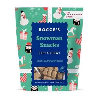 Bocce's Bakery: Soft & Chewy Snowman Snacks, 6 oz