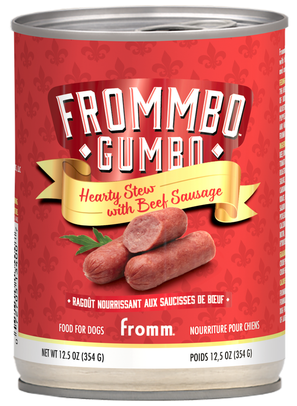 Frommbo Gumbo Hearty Stew w/ Beef Sausage: Can, 12.5 oz
