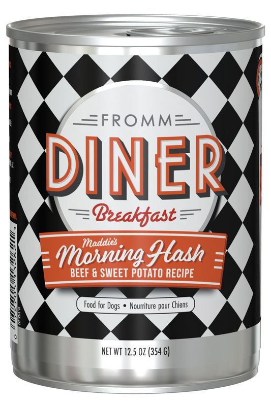 Fromm Diner Breakfast Maddie&#39;s Morning Hash Beef &amp; Sweet Potato: Can, 12.5 oz