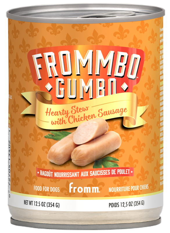 Frommbo Gumbo Hearty Stew w/ Chicken Sausage: Can, 12.5 oz