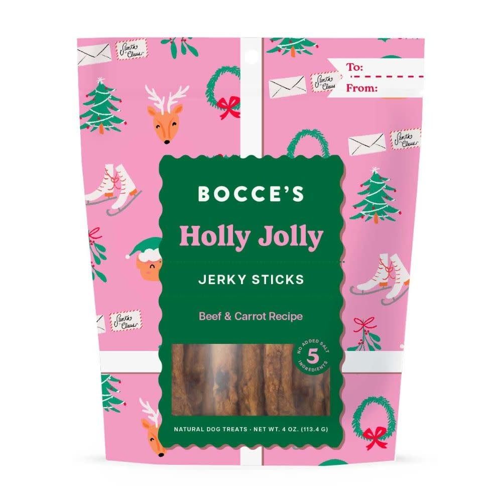 Bocce&#39;s Bakery: Holly Jolly Jerky Sticks, 4 oz