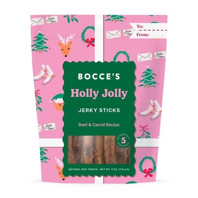 Bocce's Bakery: Holly Jolly Jerky Sticks, 4 oz