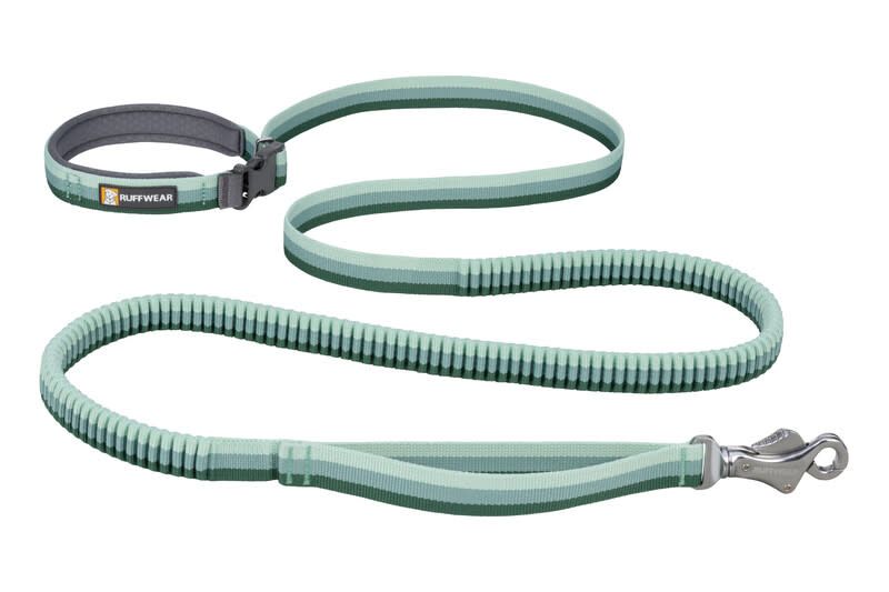 Roamer Leash: River Rock Green, 7.3 - 11 ft