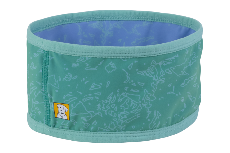 Swamp Cooler Neck Gaiter: Aurora Teal / Heliotrope Purple, M