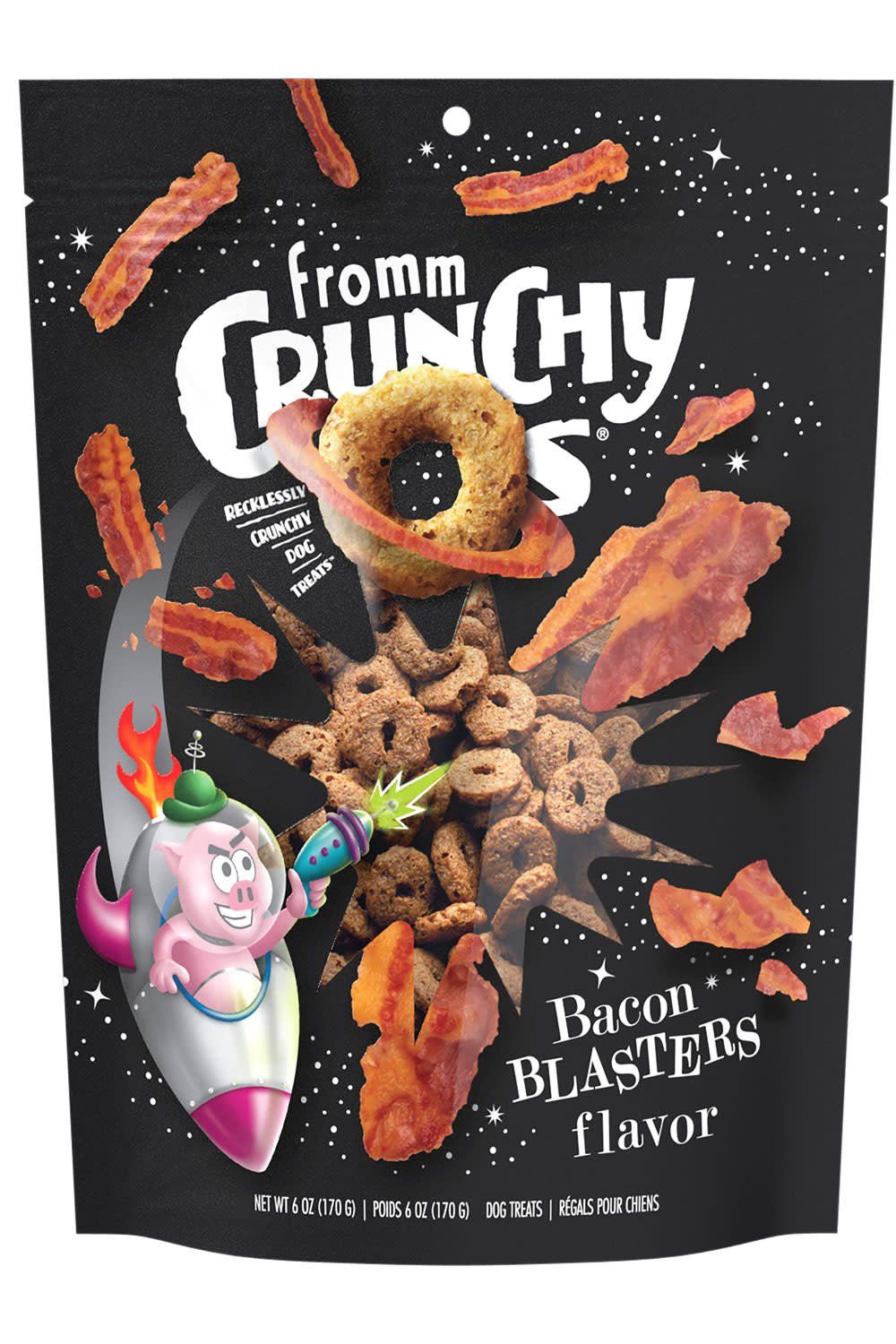 Fromm Crunchy O&#39;s: Bacon Blasters, 6 oz