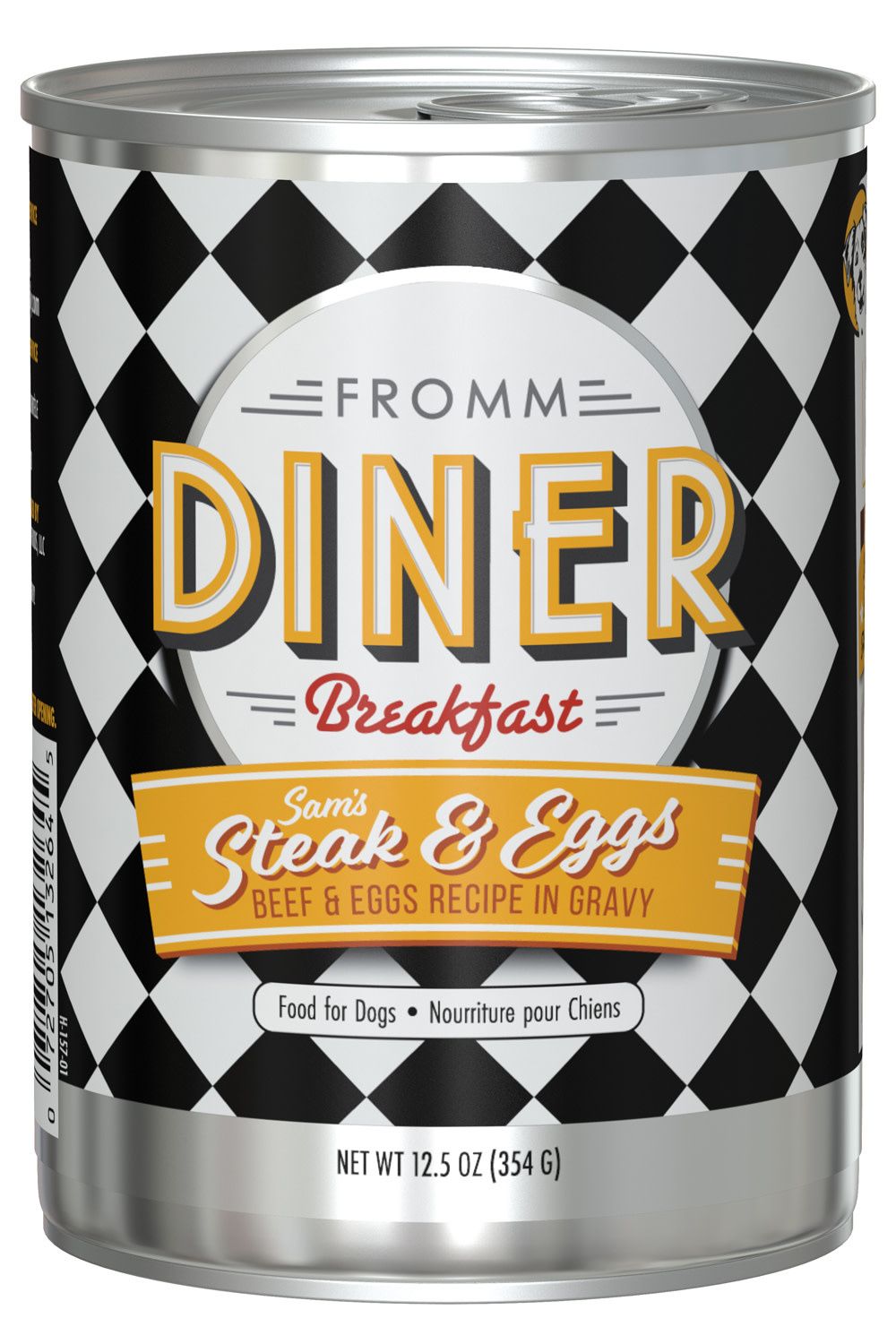 Fromm Diner Breakfast Sam&#39;s Steak &amp; Eggs in Gravy: Can, 12.5 oz