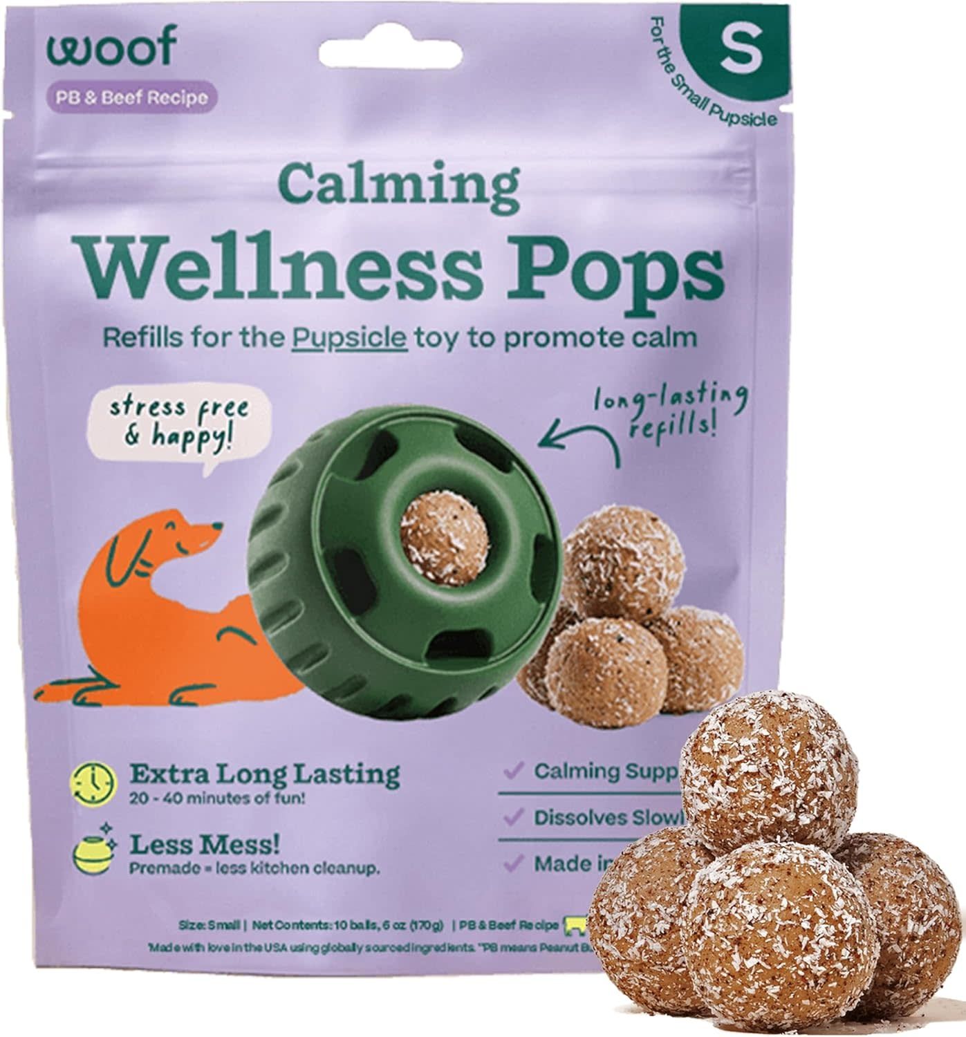 Woof Pupsicle Wellness Pops: Calming, S