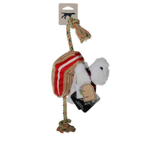 Tall Tails: Polar Bear Sled Rope Tug, M