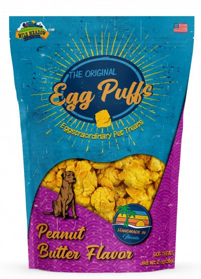 Wild Meadow Farms Egg Puffs: Peanut Butter, 2 oz