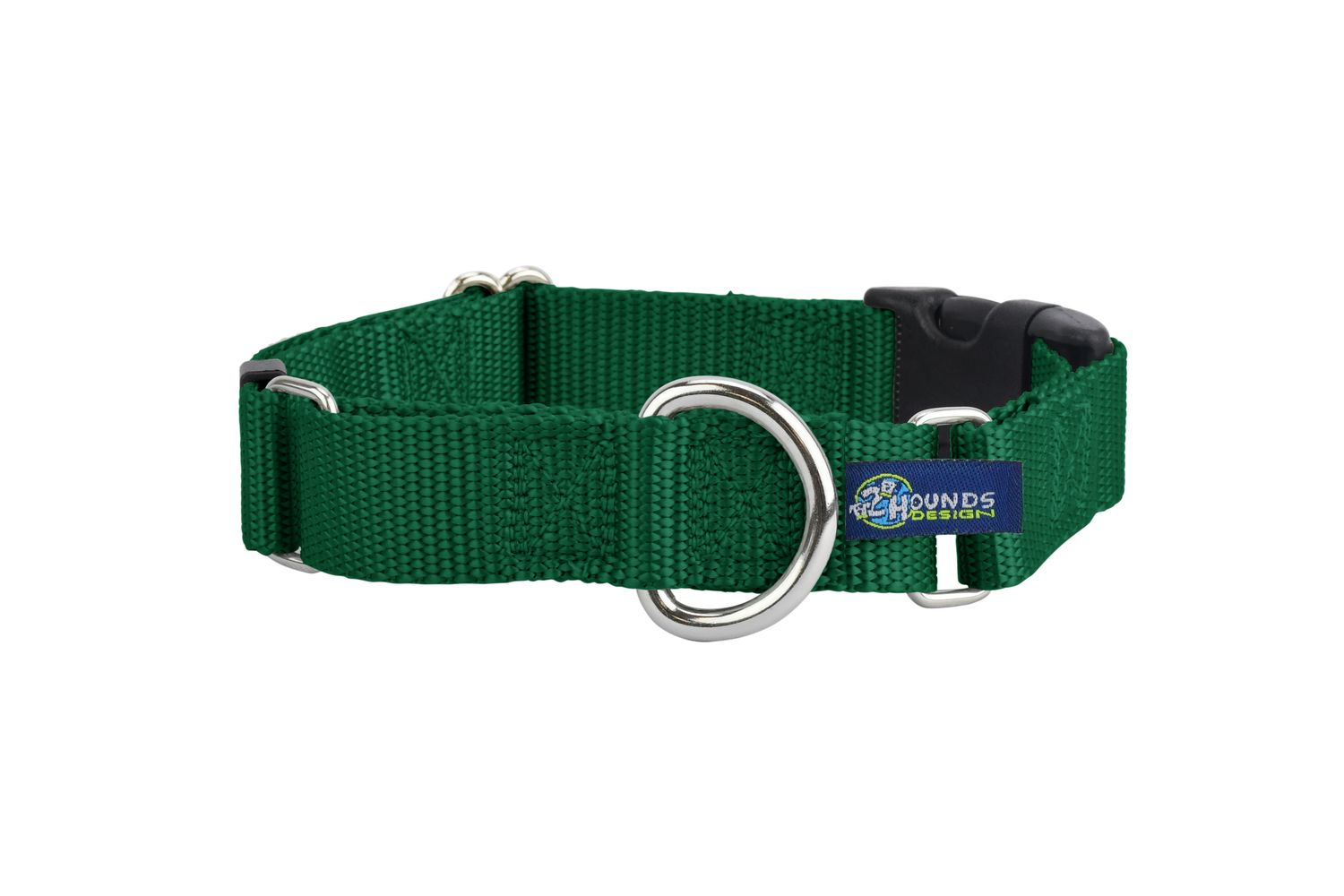 Martingale w/ buckle: Kelly Green, 5/8&quot; S