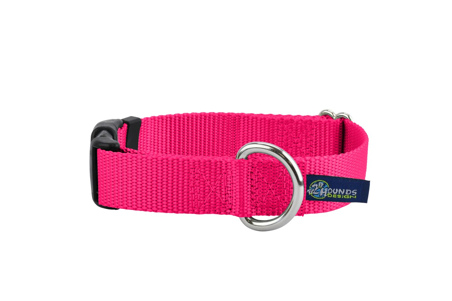 Buckle Collar: Hot Pink, 5/8&quot; M