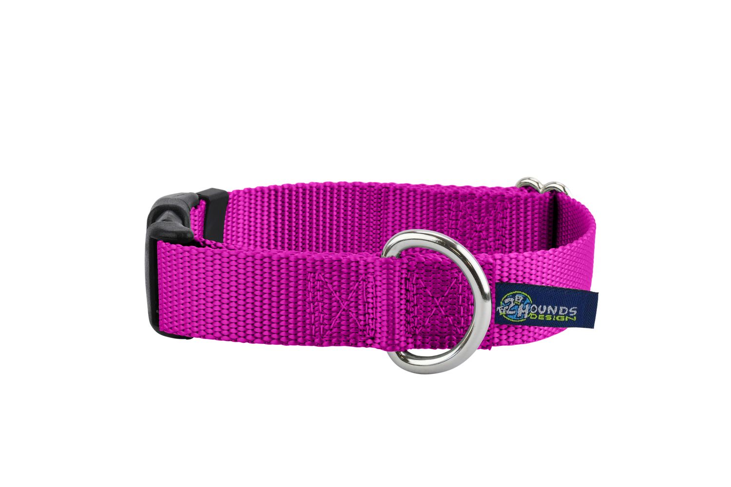 Buckle Collar: Raspberry, 1&quot; M