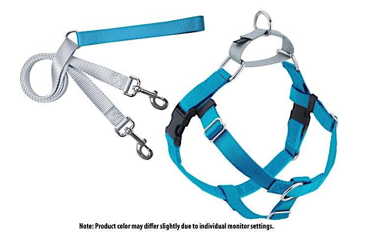 Freedom No-Pull Harness: Turquoise, Size: 5/8&quot; XS